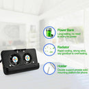 Cell Phone Cooler, Usb Cooling Dual Fan Radiator/Stand Holder/Power Bank Wi