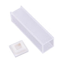 4Pcs 3.5ml 10mm Cuvette Cell Spectrometer Micro Optical Quartz Cuvettes with Lid