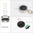 6 Pack Solar Mason Jar Lights, 10 Led String Fairy Firefly Lights Lids Inse