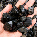 Black Tourmaline Natural Crystal Rough Rock Mineral Specimen Healing Stones-50g.