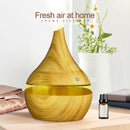 300ml USB Electric Aroma Air Diffuser Wood Ultrasonic Air Humidifier Essent B2X2