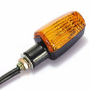4pcs 12V Universal Motorcycle Turn Signal Indicator Turning Light Lamp Amber BX