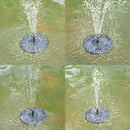Mini Solar Bird Bath Fountain Pump Free Standing Floating Water Fountain Pump