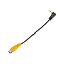 2.5mm Stereo Male Plug to 1 RCA Female Jack Video Converter Cable