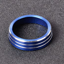 2 Aluminum Alloy Audio Knob Switch Trim Cover fit for Chevrolet Malibu 2014 2015