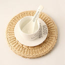 Dining Table Mat Heat Insulation Pot Holder Round Coasters Coffee Drink Tea