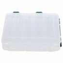 Double Sided 12 Compartment Fishing Lures Box Tackle Hooks Baits Plastic StoN5D5
