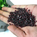100g Natural Garnet Point Crystal Stone Gravel Fish Tank Decor Rough Specimen