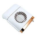 Car Fan Desktop Fan Summer Fan 3 Speeds ABS 1A for RV Car Vehicles White