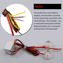 2Pcs Auto 12V-85V Flash Emergency Warning LED Strobe Lights Flasher White