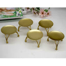 Circular Iron Candlestick Candle Holders Desktop Decorative Ornaments