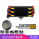 7 Inch 144W 48LED Work Light Bar Spot Beam Driving Fog Lamp Off-Road Trac SJAUJ+