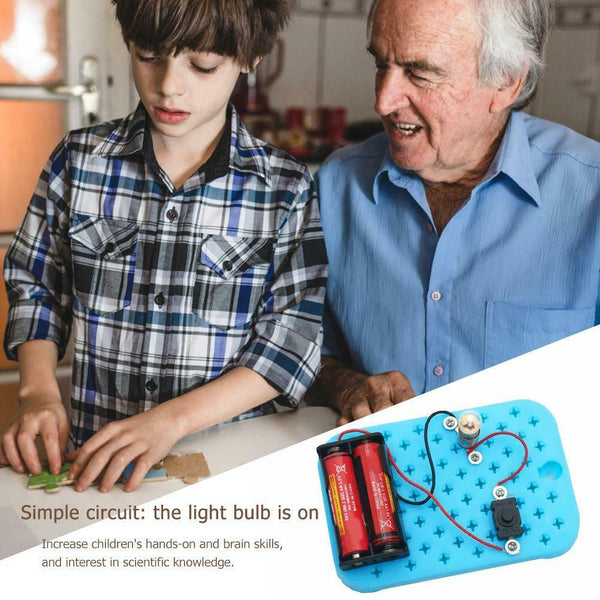 Physical Science Experiments DIY Circuit Kit Kids Educational Manual Toys