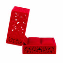 Hollow Engagement Wedding Jewelry Box Holder Display Gift Ring box Red