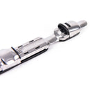 stainle steel fishing rods wheel seat pole deck rods clip reel fitted deck ME