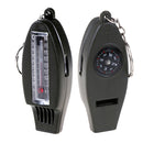 4 In 1 Outdoor Survival Whistle Compass Magnifying Thermometer & Keychain EME
