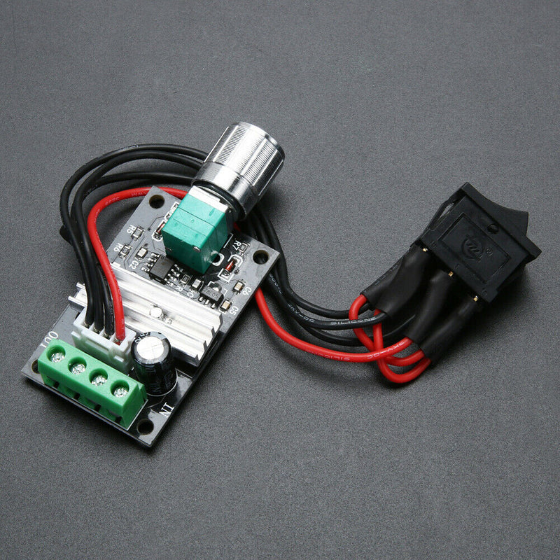 6V 12V 24V 3A PWM DC Motor Speed Controller Forward Reverse /w Switch