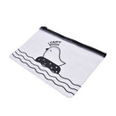 Clear Chicken Pen Bag Pencil Holder Storage Supplies Stationery Cosmetic Case ME