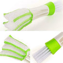 Car Plastic Cloth Brush Cleaning Accessories Auto Air Conditioner Vent Clea G5S9