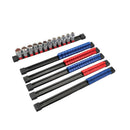 6x Mountable Abs Socket Rail Rack Tray Holder Organizer 1/4 3/8 1/2 Sleeve AIJ