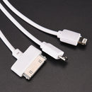 3-IN-1 DATA SYNC MOBILE PHONE CHARGER MULTI CABLE FIT MICRO USB / cda CYES