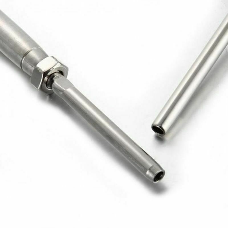 2set T316 Stainless Steel Deck Toggle Tensioner Set For 3/16 Cable Railing  R4S7