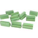 5PCS 3.81mm 8-Pin Plug-in Screw Terminal Block Connector Panel PCB Moun 3C