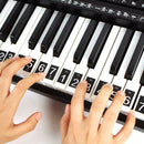Universal Piano Keyboard Stickers 49/54/61 Keys Electronic Keyboard Stickers