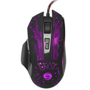1X(K1029 3200Dpi 8 Button Led Optical Gaming Mouse For Pc Laptop Black Game
