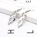 Fashion Punk Hip Hop Flame Dangle Drop Earrings Women Jewelry Accessories OZ