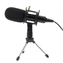 Condenser Wired Microphone MiC Sound Studio Recording USB Tripod Stand for PC