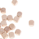 100pcs Wooden D6 DIY Rounded Corner Dice Set for Board Card Game Props 1cm