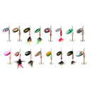 16Pcs Metal Rotating Sequins Plus Road Lure Bag Freshwater Fishing Sequins