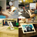 Folding Portable Laptop Stand Viewing Angle/Height Adjustable Quality Alumi