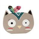 Ins Nordic Style Kids Decoration Wooden Decor Animal Head Wall Decoration C D3V4
