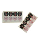 80pcs(10sheet) wreath thank you Sealing Stickers Gift Box Labels Gift DIY  3C