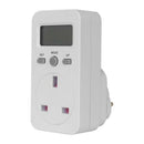 Digital Power Meter Plug-In Socket Electric Wattmeter Energy Monitor Uk Plu