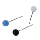 10 Colors Round Push Pins Plastic Head With Steel Point Assorted Colourful Pins