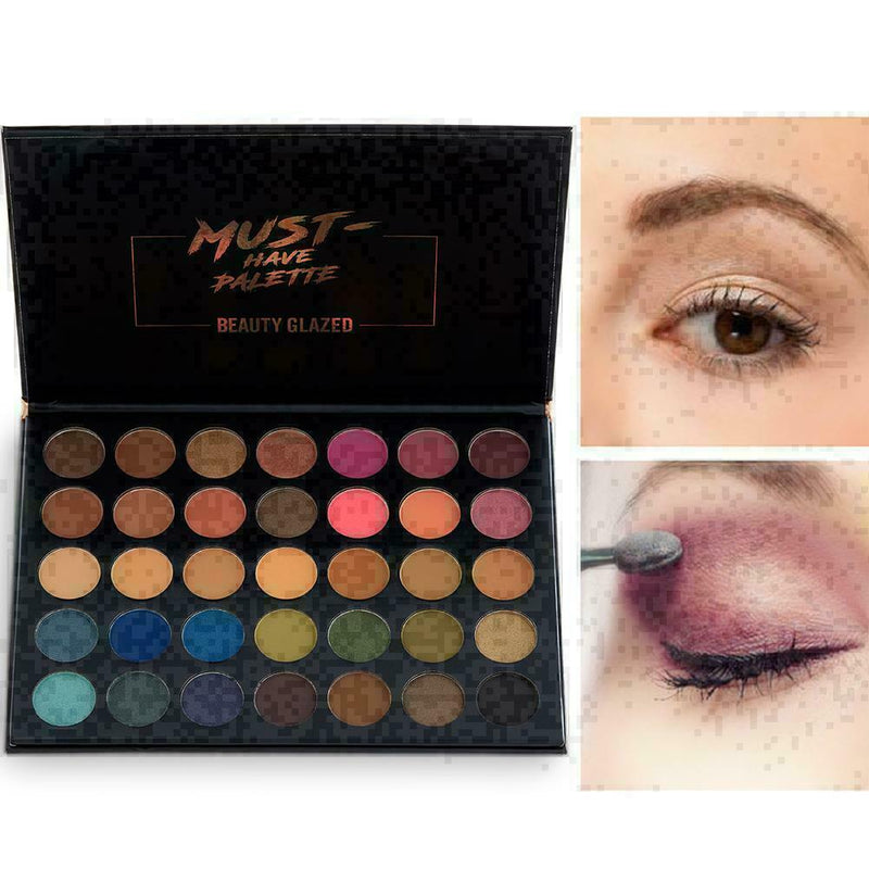 Makeup Eyeshadow Palette 35 Colors Smoky Makeup Eye Shadow Pallete Matte Sh N4P7
