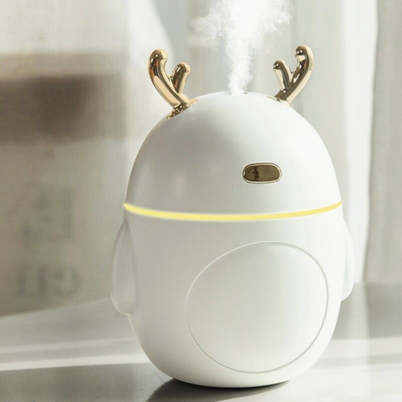 Lovely Deer Air Humidifier USB Ultrasonic Cool Mist Maker Fogger LED Light ME2V2