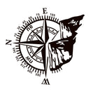 Car Stickers NSWE Mountains Compass Offroad Hood Decals PVC Styling Graphics