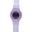 Boys Girls Children Students Waterproof Digital Wrist Sport Watch Purple