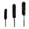 3x Multi Size Wool Blend Wheel Cleaning Grills Door Frames Washing Brushes