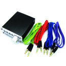 4 Input 4 Output Headphone 3.5mm MP3 Audio Signal Switcher Digital Multi-CH