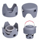Outdoor Camping Aluminum Alloy Alcohol Stove Stand Base Rack Bracket Windsh