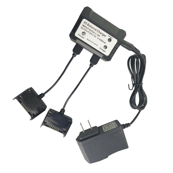 2-in-1 2S Lipo Battery Balance Charger Adapter for  HS700 RC Drone