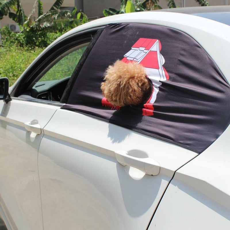 Pet Dog Car Window Ventilation Safe Guard Vent Protective Fence Outdoor