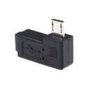 2x 90 Degree Mini Left &Right Angle USB Male to Female Plug Adapter Charger M Gw