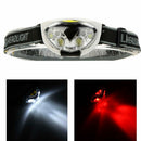 1500LM 6 LED Fishing Cycling Headgear Lights Headlamp Safe Flashlight Head Torch