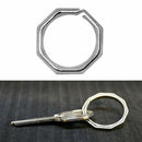 Titanium Alloy Carabiner Hanging Buckle Key Ring Quickdraw New NEW Keychain P1W3
